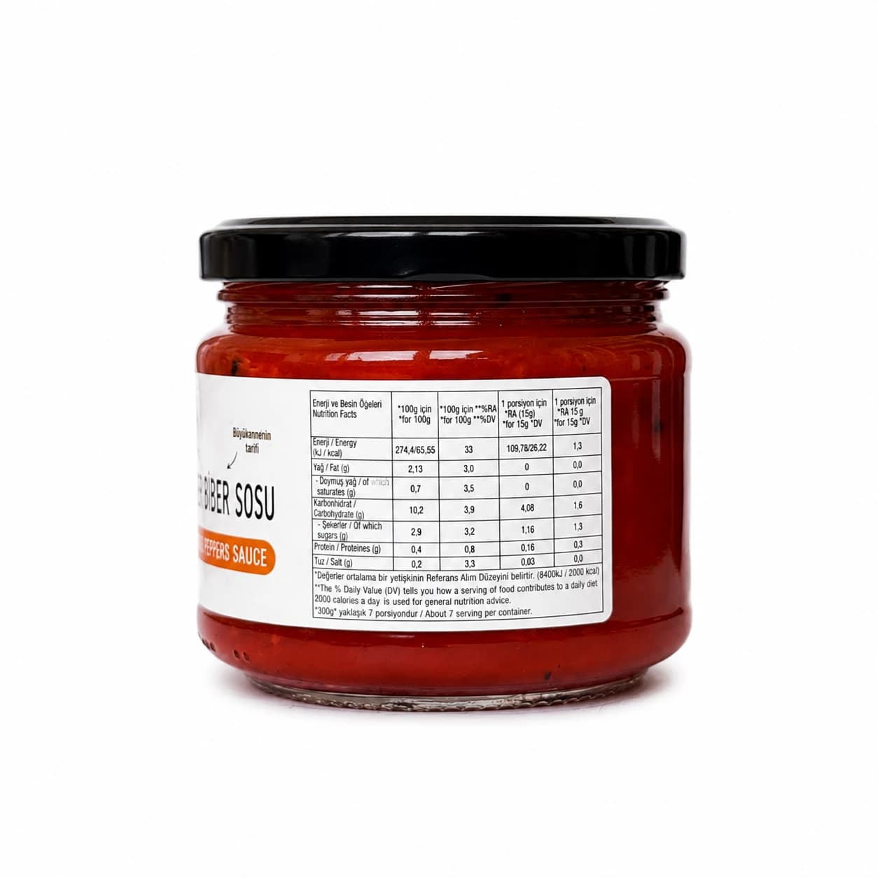 Közlenmiş Biber Sosu 300 G - görsel 3