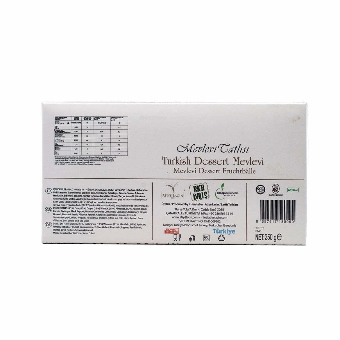 Mevlevi Tatlısı 350 gr - görsel 3