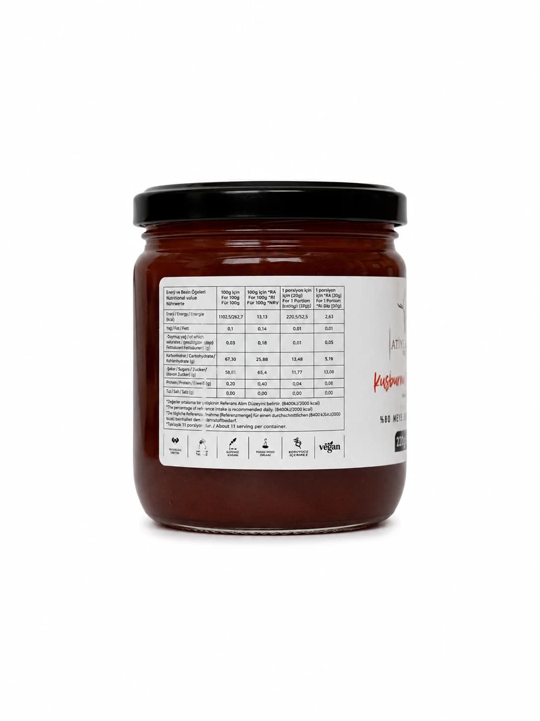Kuşburnu Marmelatı 220 g - görsel 3