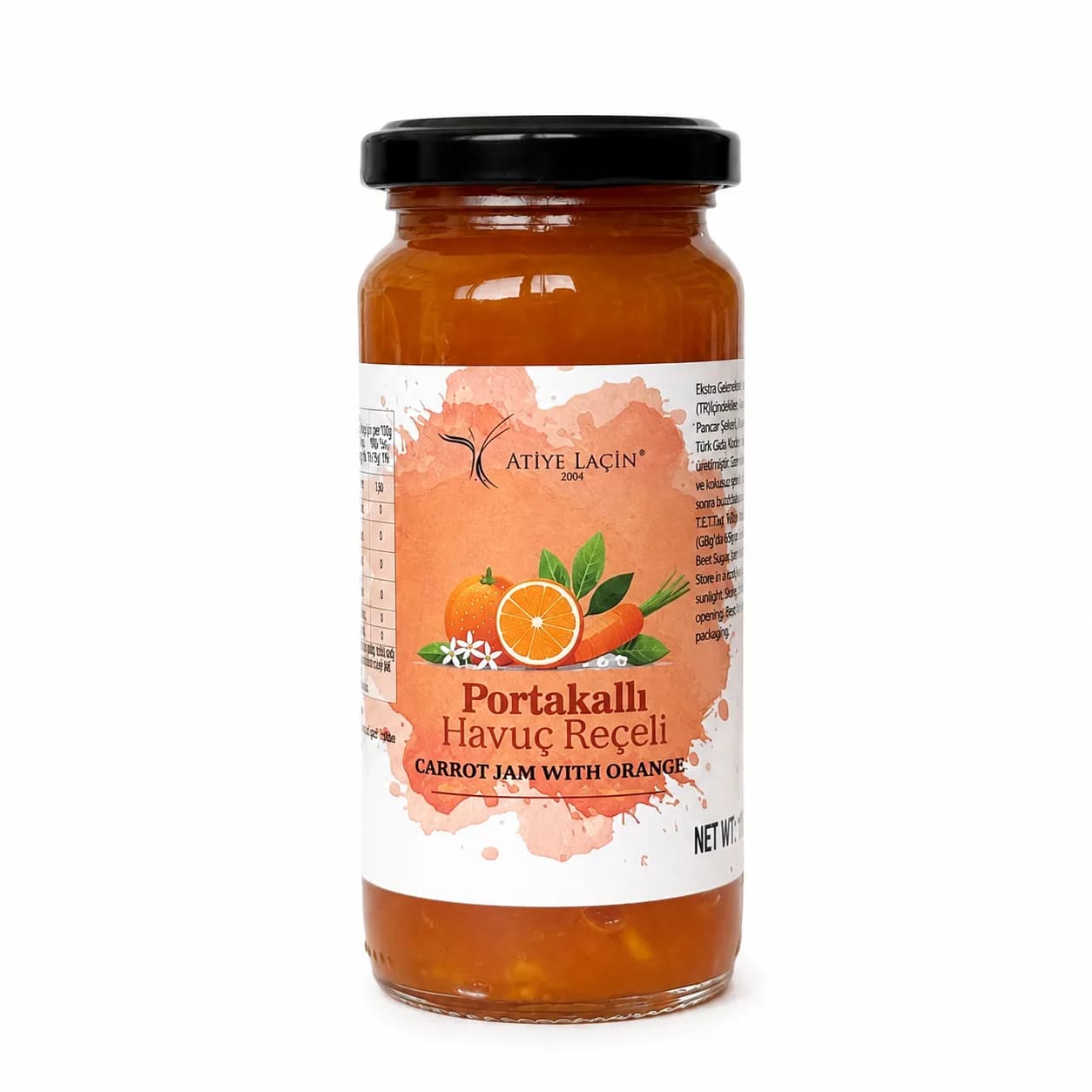 Portakallı Havuç Reçeli 290 gr