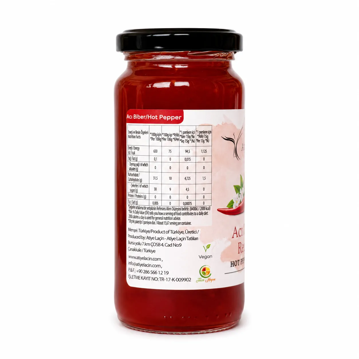 Acı Biber Reçeli 290g - görsel 3