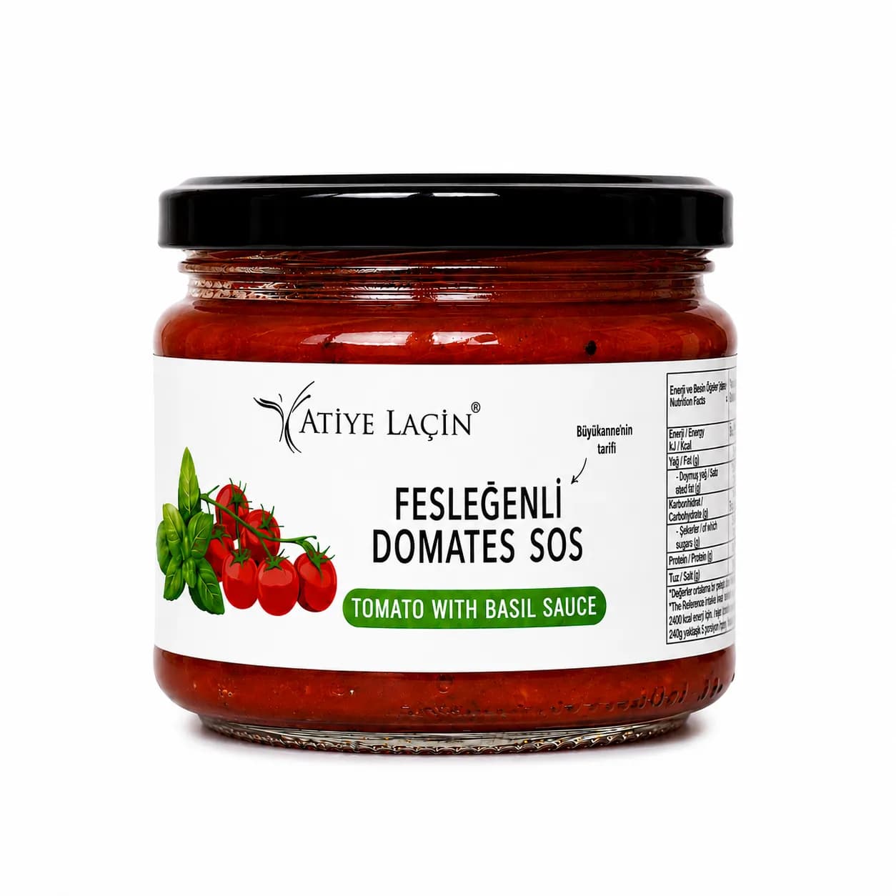 Fesleğenli Domates Sosu 300 gr