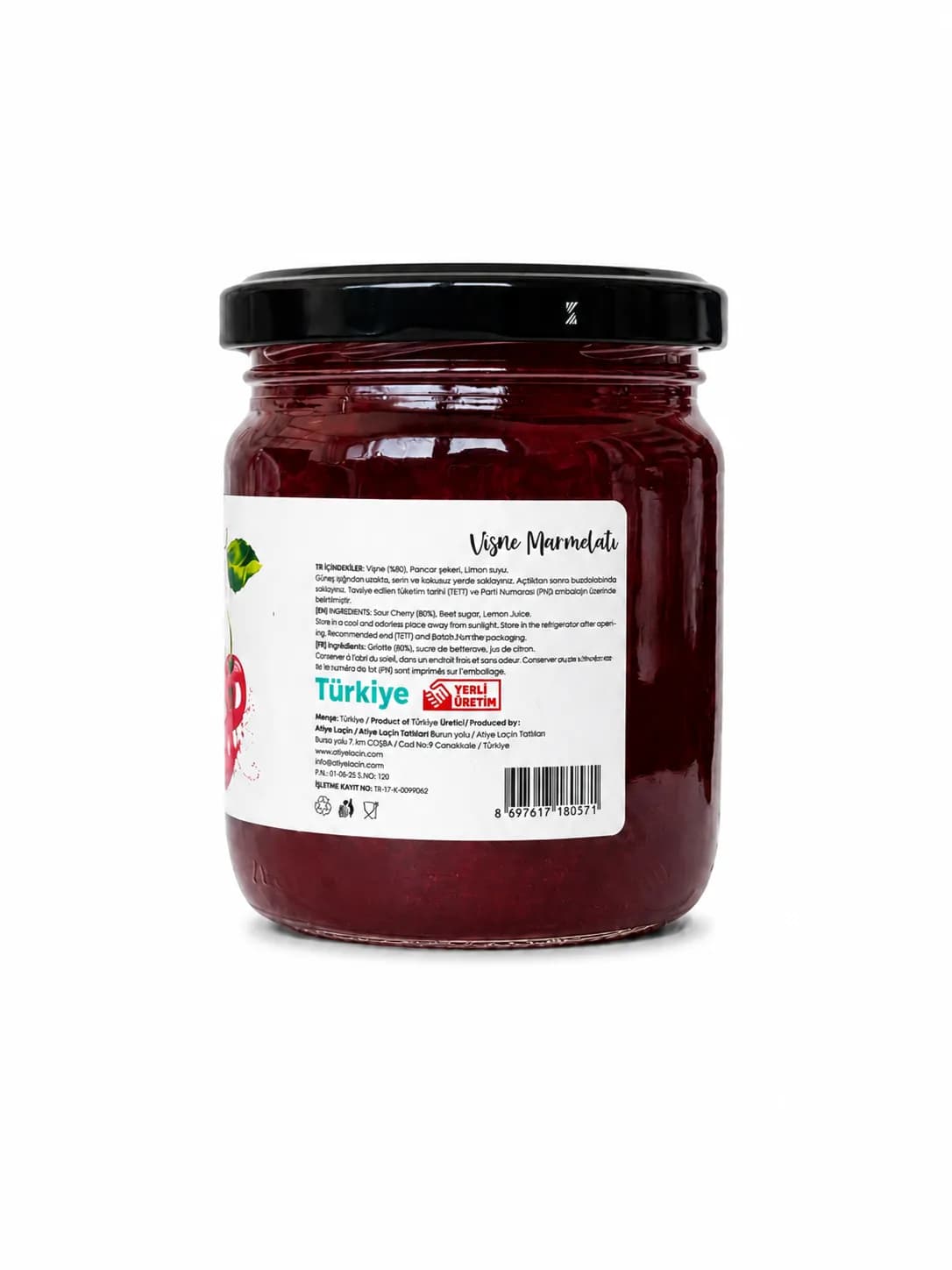 Vişne Marmelatı 220 gr - görsel 3