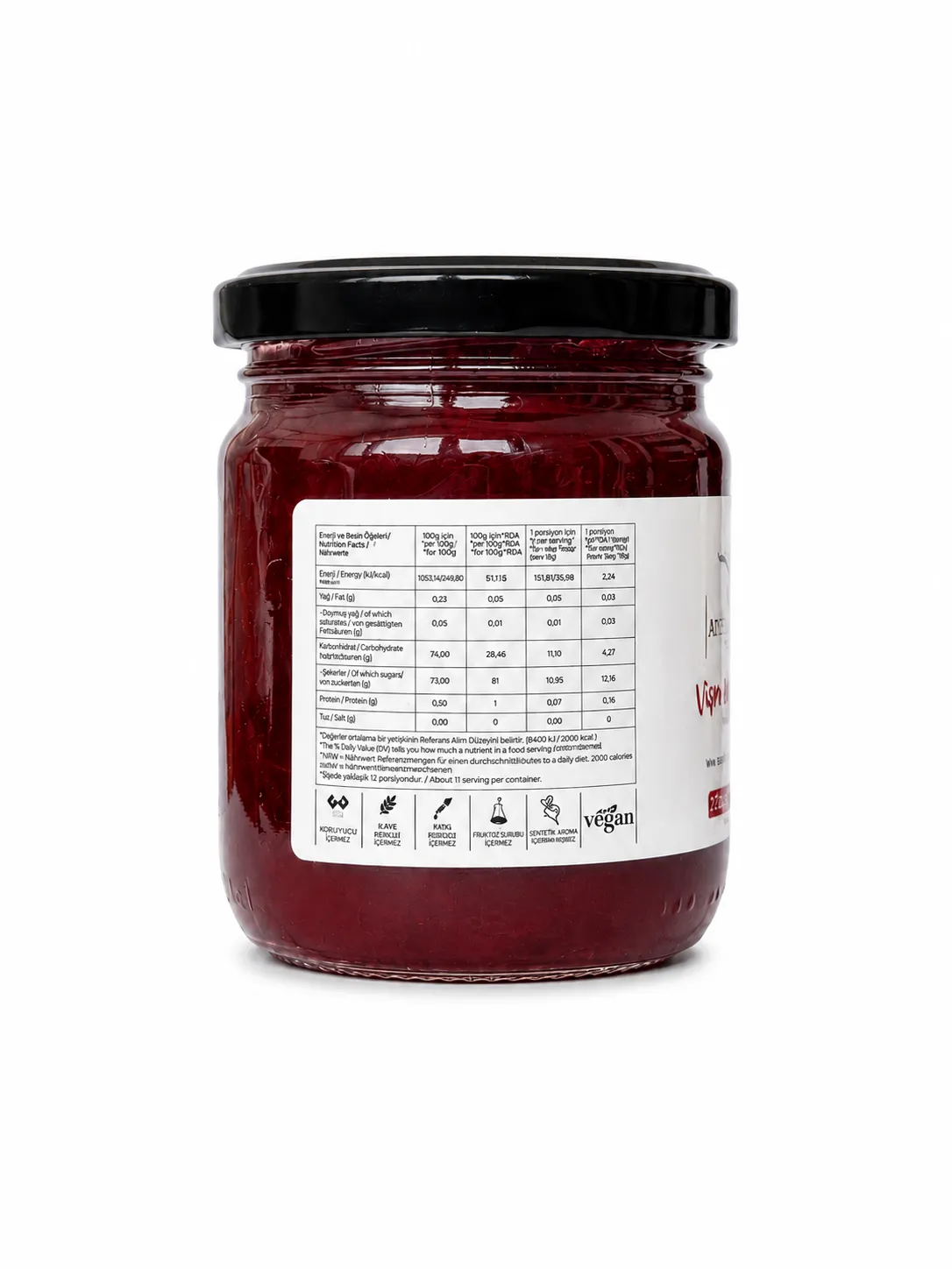 Vişne Marmelatı 220 gr - görsel 2