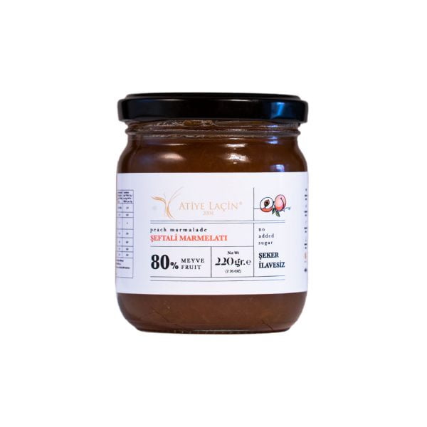 Şeftali Marmelatı 220 gr Şekersiz