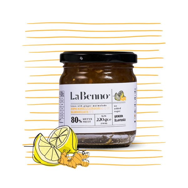 Zencefilli Limon Marmelatı 220 gr