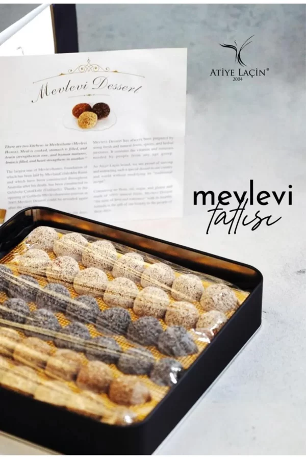 mevlevi tatlısı 500g metal kutu